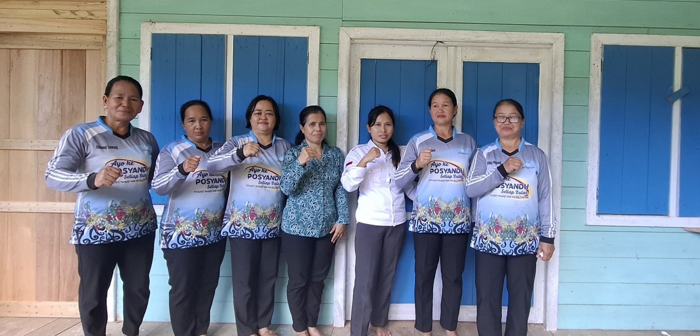 Jauh bukan berarti tertinggal, terbatas bukan berarti tidak bisa. Semangat para kader desa Apau Ping