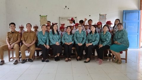 Sosialisasi Pokja 1 tentang kesehatan kepada anak-